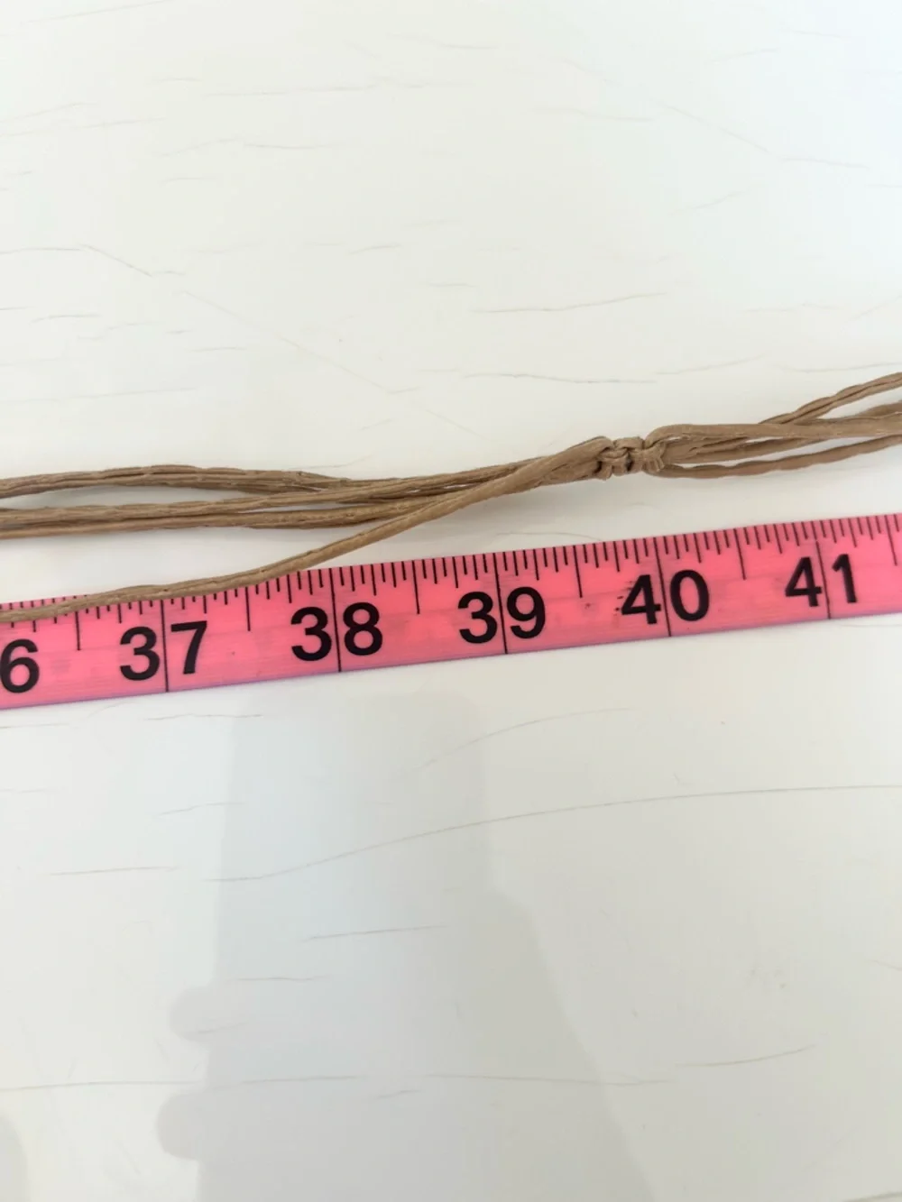Vintage Boho Taupe Multi-Strand Belt with Black Beads Festival Coachella